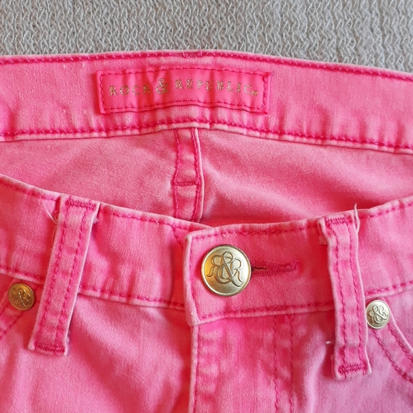 Neon Pink Jeans - Picture 2 of 6